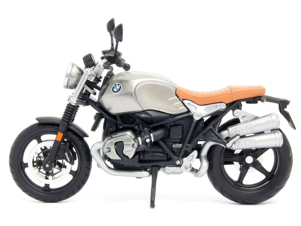 BMW R nineT Scrambler Grey 1:12 Scale Maisto Diecast Model