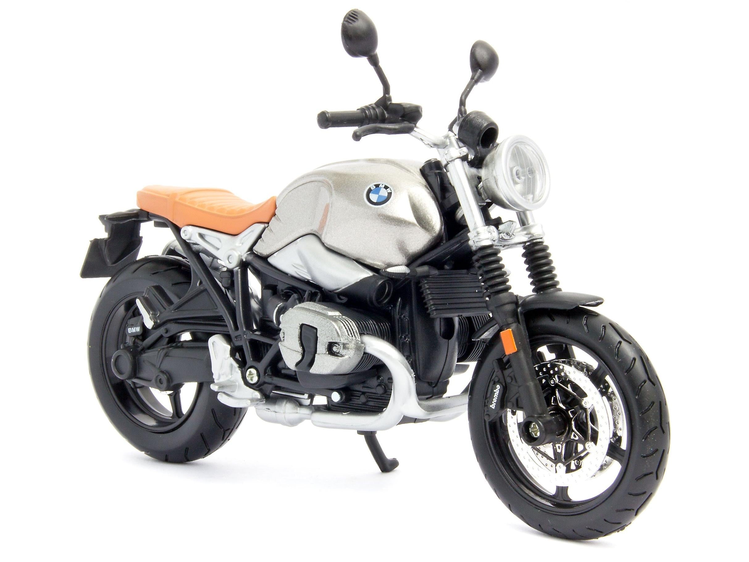 BMW R nineT Scrambler Grey 1:12 Scale Maisto Diecast Model