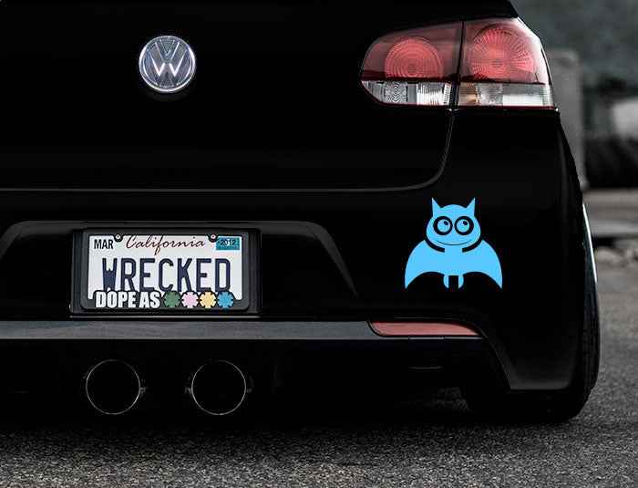 Adorable Bat Bumper Car Sticker