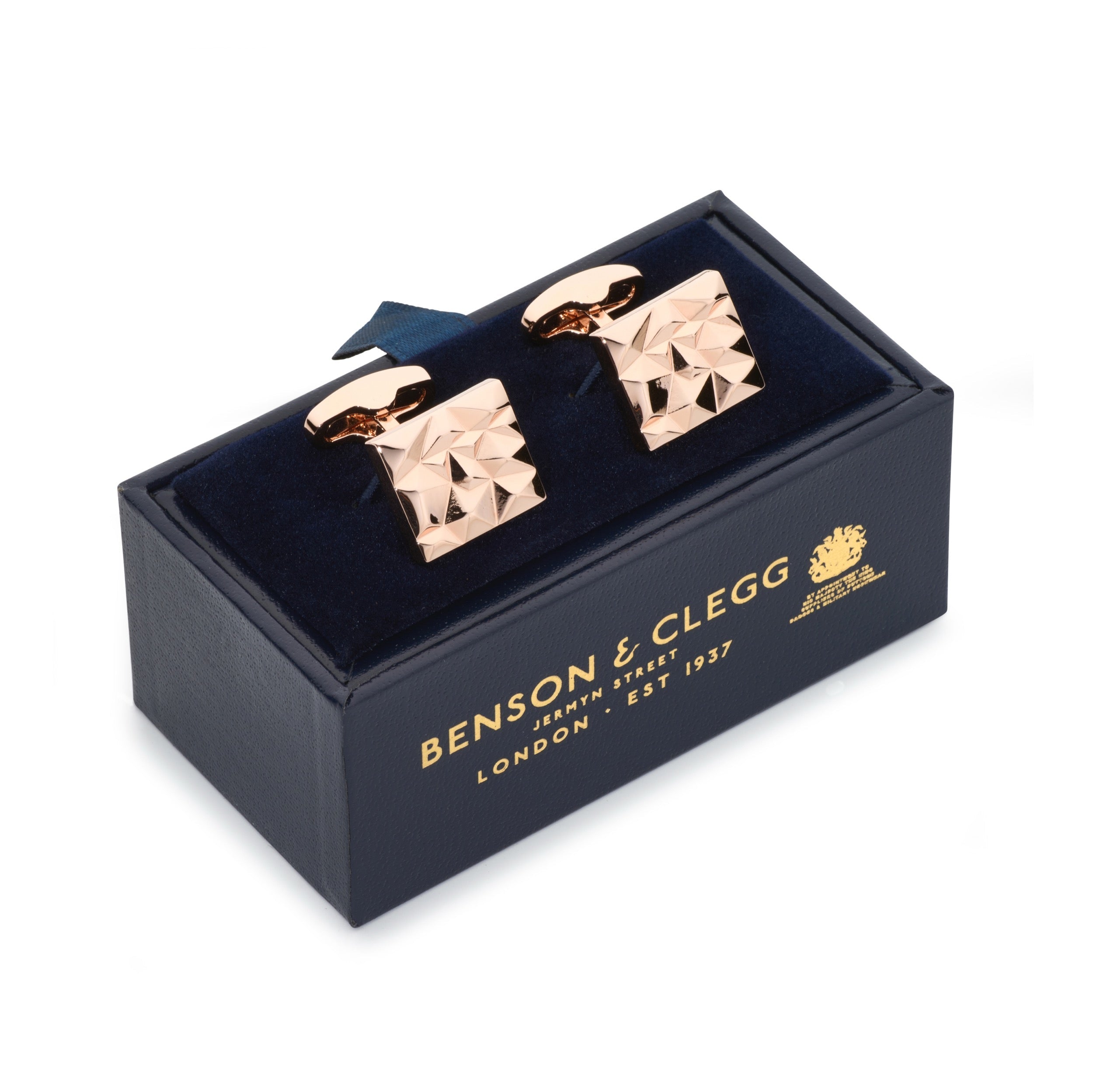 Modernist Cufflinks In Rose Gold