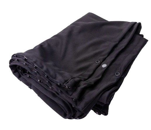 For VW T5 Window Curtains Eco-Line - Black | Van-X