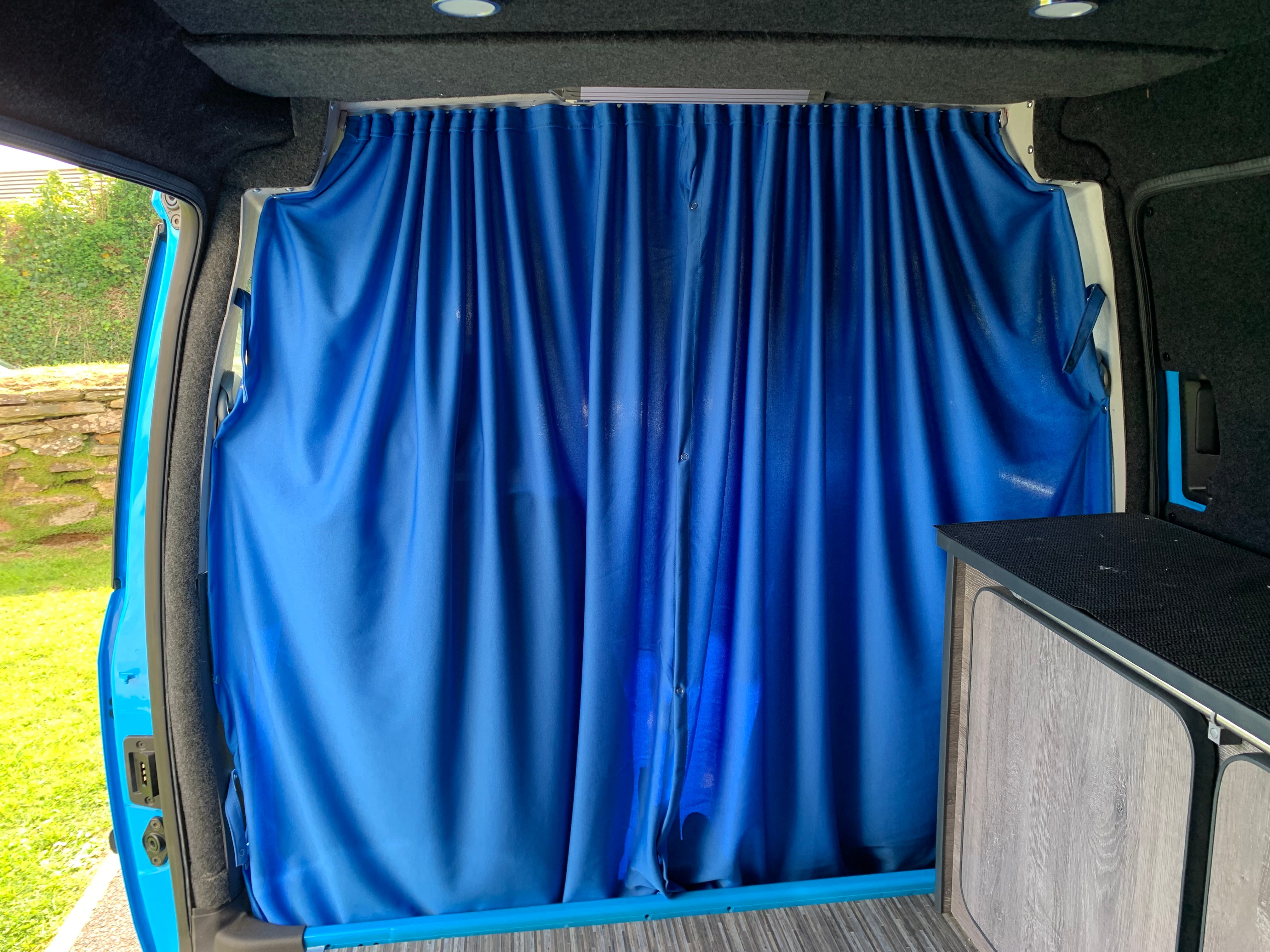 For Citroen Dispatch Cab Divider Curtain Kit with Rail Premium Quality - Van-X