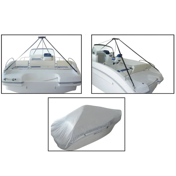 Boat Cover Support System Telescopic Pole & Webbing (50–116cm)