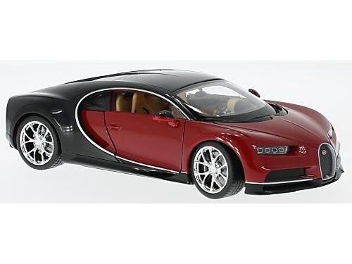 Bugatti Chiron 2016 Red 1:24 Scale Welly Diecast Model