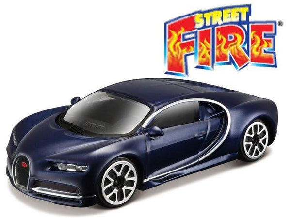 Bugatti Chiron Dark Blue 1:43 Scale Bburago Diecast Toy Car