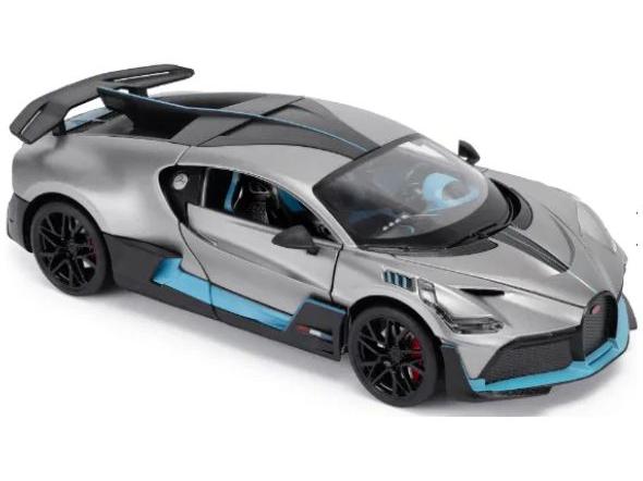Bugatti Divo Grey 1:43 Scale CMJ - Jian Feng Juan Toys Diecast Model