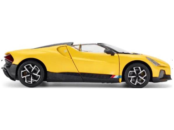 Bugatti Mistral Yellow 1:24 Scale CMJ - Jian Feng Juan Toys Diecast Model