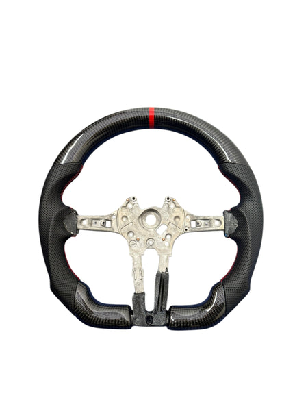 BMW 1, 2, 3, 4, 5 Series Carbon Fibre Steering Wheel (IN STOCK - SWBMWF5)