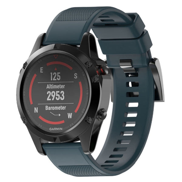 Quick Removable Silicone Watch Band for Fenix 5 22mm