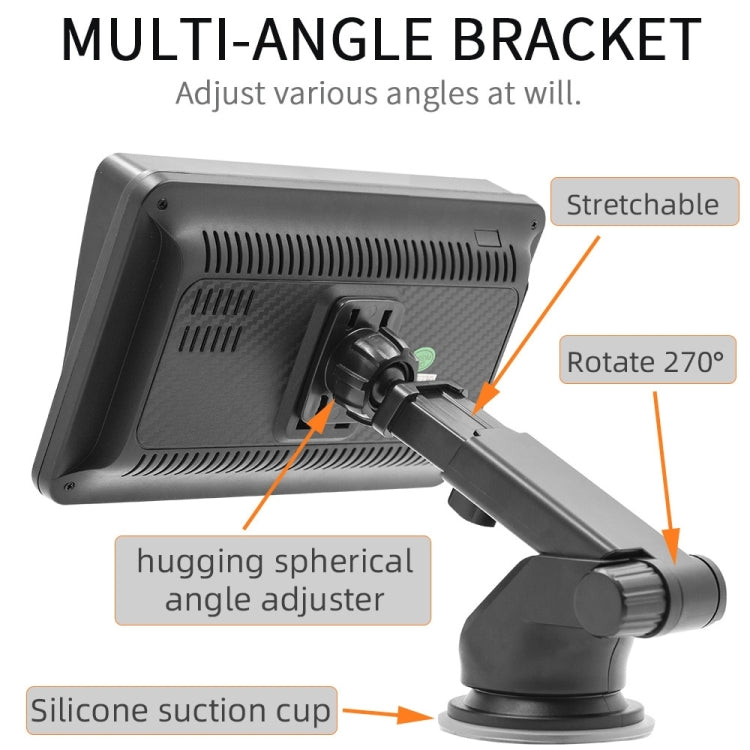 B5300 7 inch Wireless CarPlay Car Bluetooth MP5 Player, Support Mobile Phone Interconnection with Remote Control