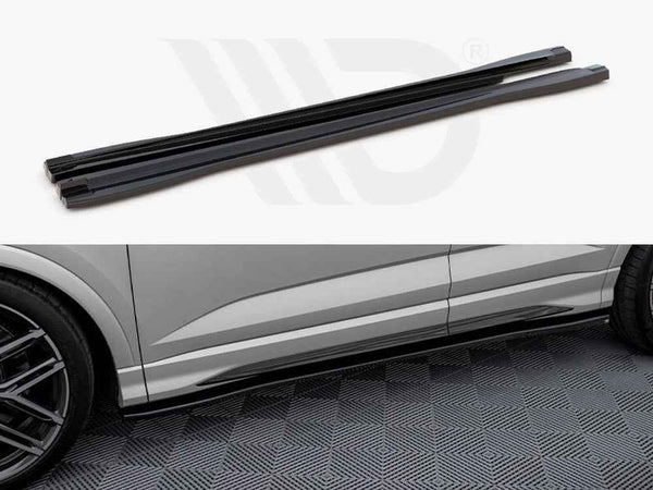 Maxton Design - Side Skirts Diffusers V.2 Audi Q3 S-Line / RSQ3 Sportback / SUV F3