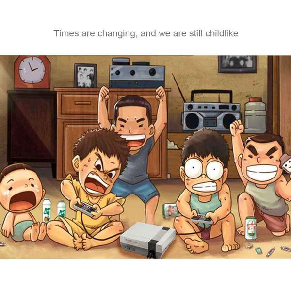 Retro Classic TV Mini Game Console, Built-in 620 Games, EU Plug