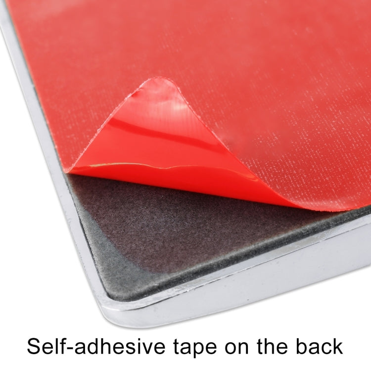 Universal Car Italy Flag Rectangle Shape VIP Metal Decorative Sticker