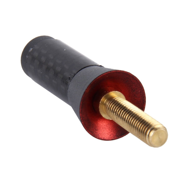 Carbon Fiber Aluminum Short Antenna Polished Universal Screws Base(Small Size)