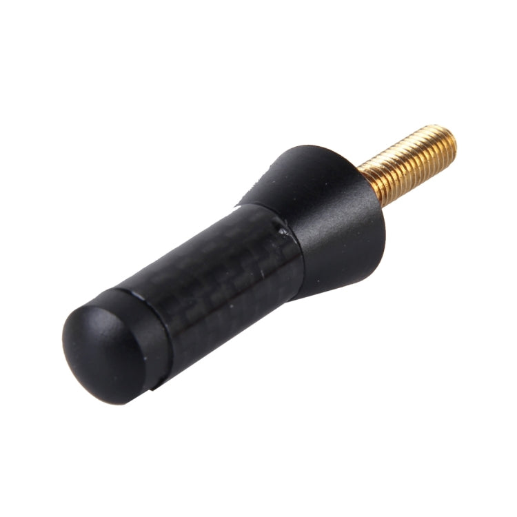 Carbon Fiber Aluminum Short Antenna Polished Universal Screws Base(Small Size)