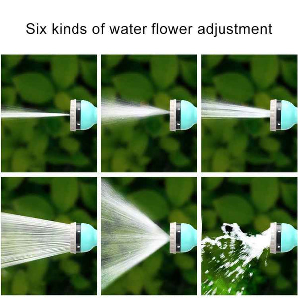 Car Portable Multi-functional Water Power Washer High Pressure Mini Water Pipe (Rose Red)