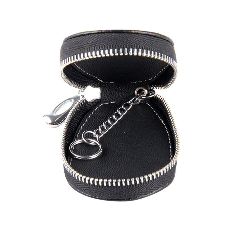 Universal Leather Crocodile Texture Waist Hanging Zipper Wallets Key Holder Bag (No Include Key)