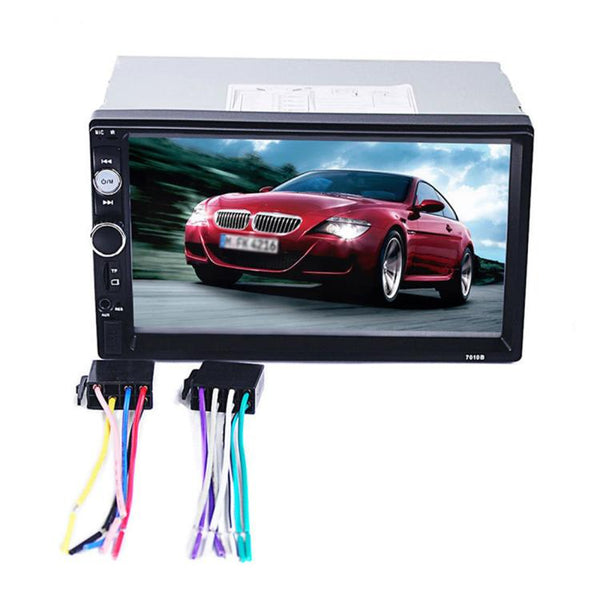 7010B HD 2 Din 7 inch Car Bluetooth Radio Receiver MP5 Player, Support FM & USB & TF Card