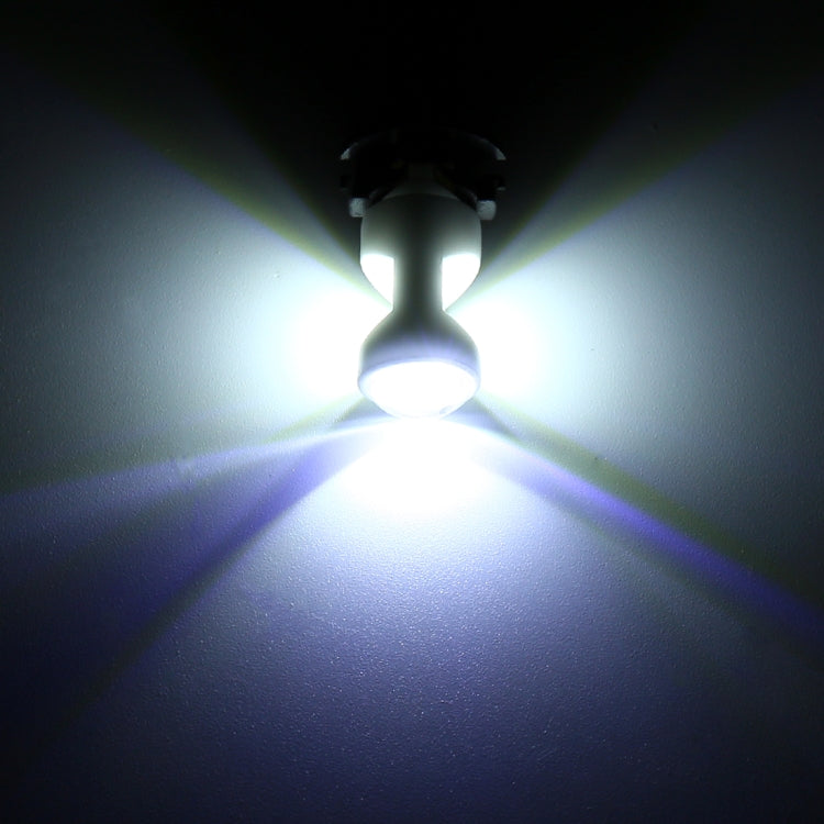 2 PCS T10 / W5W / 194 DC 12V 1.2W 6LEDs SMD-3030 Car Reading Lamp Clearance Light, with Projector Lens Light