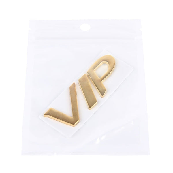 VIP Shape Shining Metal Car Free Sticker