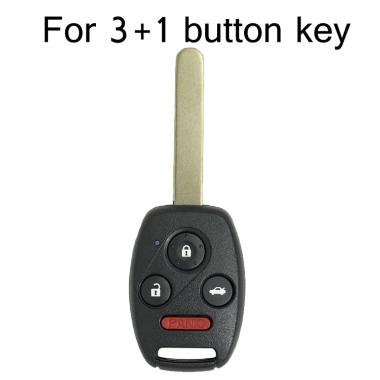Replacement Non-embryo Car Key Case for HONDA 3 + 1 Button Car Keys, without Battery