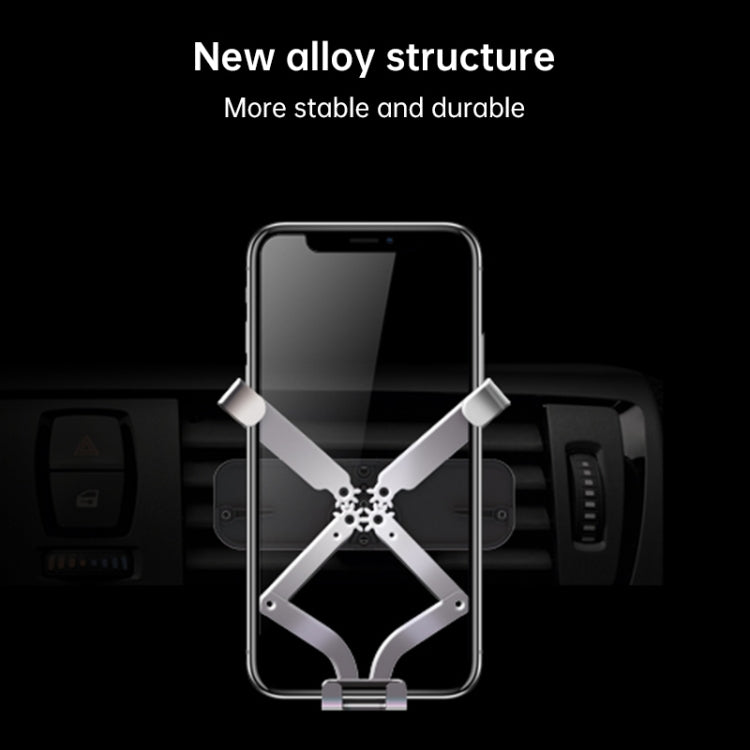 HAMTOD Pro Car Gravity Invisible Telescopic Mobile Phone Mount Holder