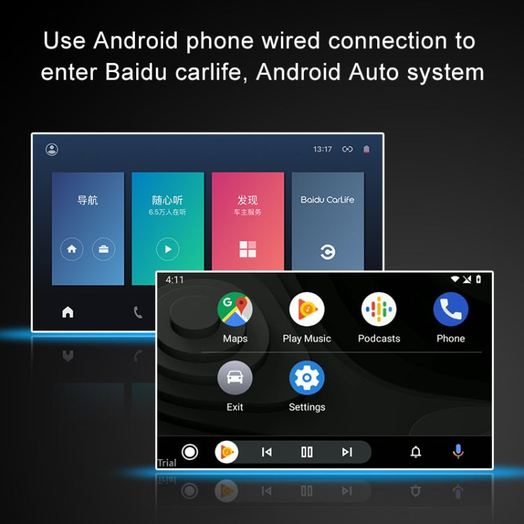 Car Navigation for Android / Apple Carplay Wireless Bluetooth Module Auto Smart Phone USB Carplay Adapter, CPC200-Autokit, CPC200-Autokit(White)