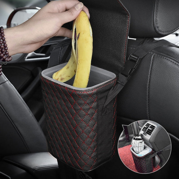 Car Back Seat Hook Garbage Can Car Storage Box