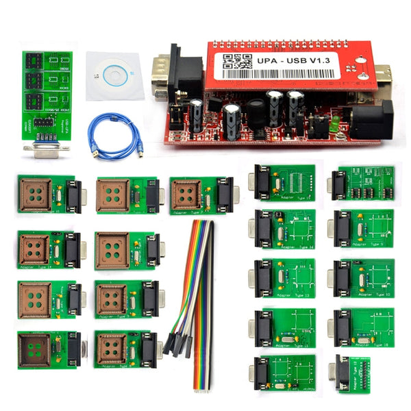 UPA V1.3 Car USB Programmer ECU Chip Tuning Eeprom Small Board Full Set, UPA V1.3 Small Board Full Set