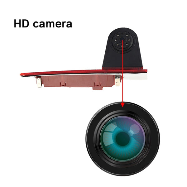 PZ477 Car Waterproof 170 Degree Brake Light View Camera for Ford Transit Custom, PZ477