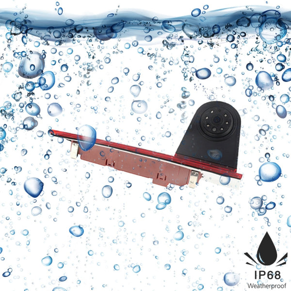 PZ477 Car Waterproof 170 Degree Brake Light View Camera for Ford Transit Custom, PZ477