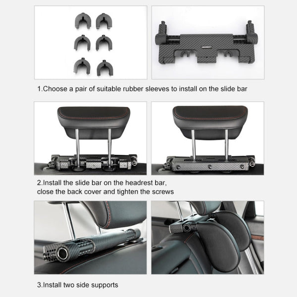 A03 Adjustable Car Auto U-shaped Memory Foam Neck Rest Cushion Seat Pillow