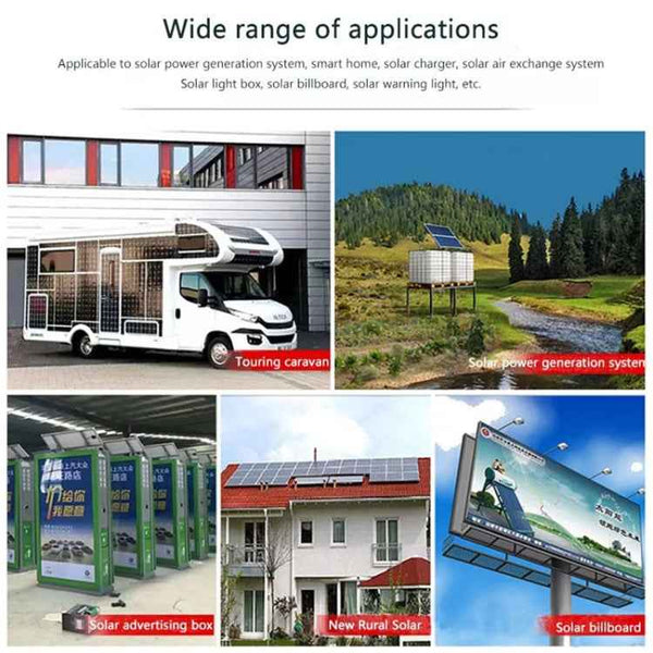 20A Solar Charge Controller 12V / 24V Lithium Lead-Acid Battery Charge Discharge PV Controller