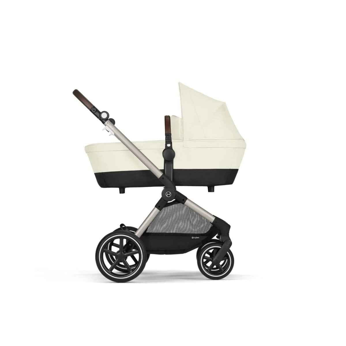 Cybex Eos Lux Silver 2-in-1 Pushchair - Seashell Beige