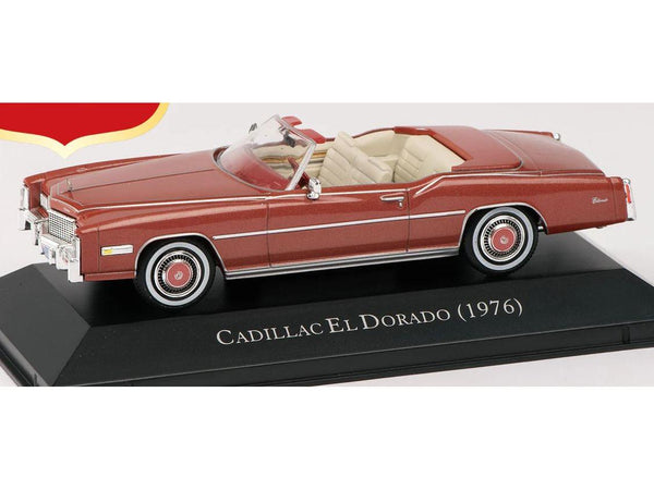 Cadillac El Dorado 1976 Bronze Red 1:43 Scale Diecast Model