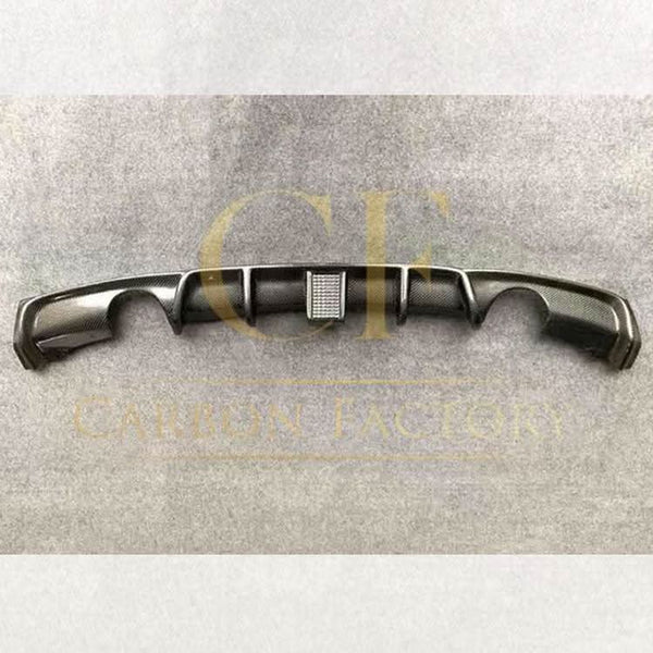Carbon Fibre Rear Diffuser with LED Light Dual Exhaust for BMW F30 F31 3 Series 12-19