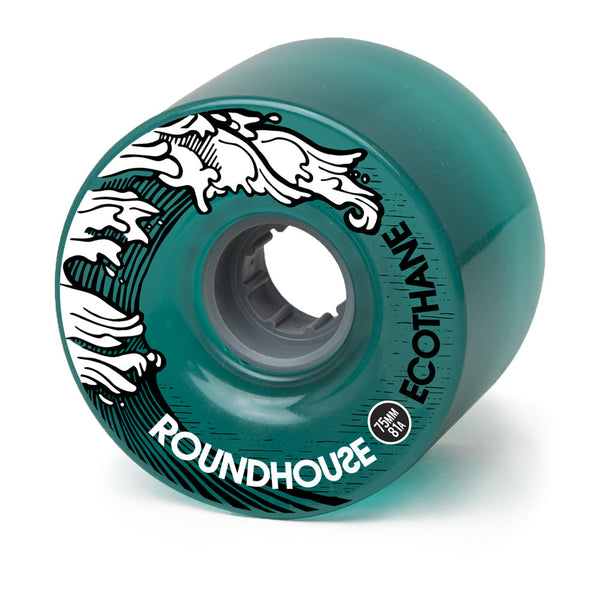 Carver Skateboards - Roundhouse Wheels - 75mm Eco Mag - Aqua (81A)