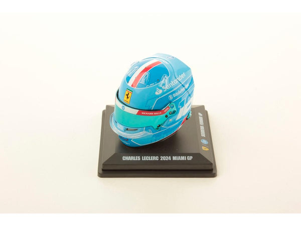 Charles Leclerc F1 Miami GP 2024 Helmet 1:5 Scale Looksmart Resin Replica