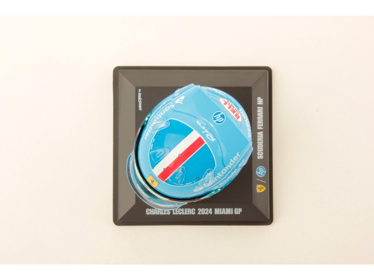 Charles Leclerc F1 Miami GP 2024 Helmet 1:5 Scale Looksmart Resin Replica