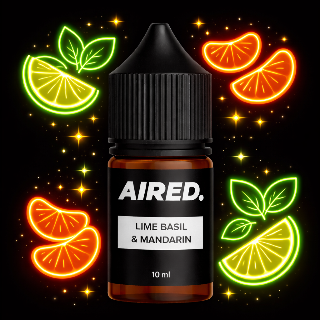 AIRED. Lime Basil & Mandarin Scented Essential Oil / Aromatherapy Oil (10ml)