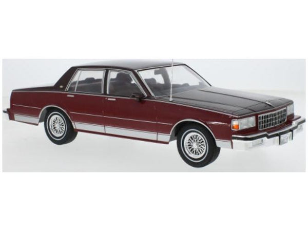 Chevrolet Caprice 1987 Metallic Red + Metallic Dark Red 1:18 Scale Diecast Model Car Group