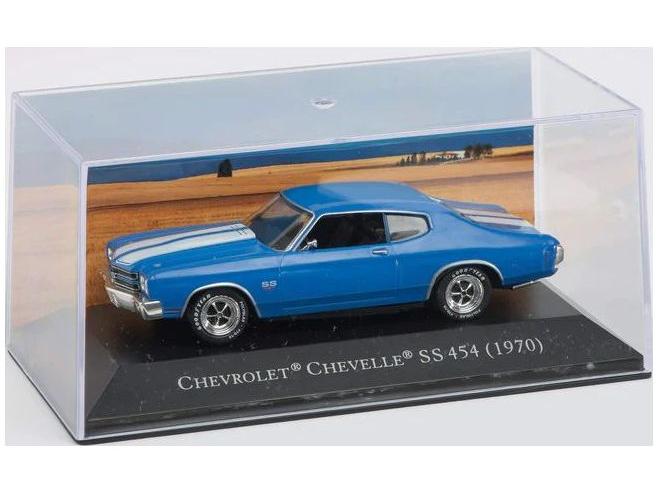 Chevrolet Chevelle SS 454 1970 Blue 1:43 Scale Diecast Model