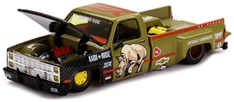 Chevrolet Silverado Sumatran Rhino Kaido X Mizu Diecast 1:64 Scale MINI GT Diecast Model