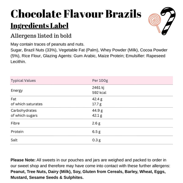 Chocolate Flavour Brazils