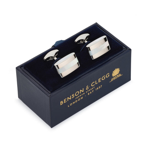 Contemporary Mother Of Pearl Cufflinks