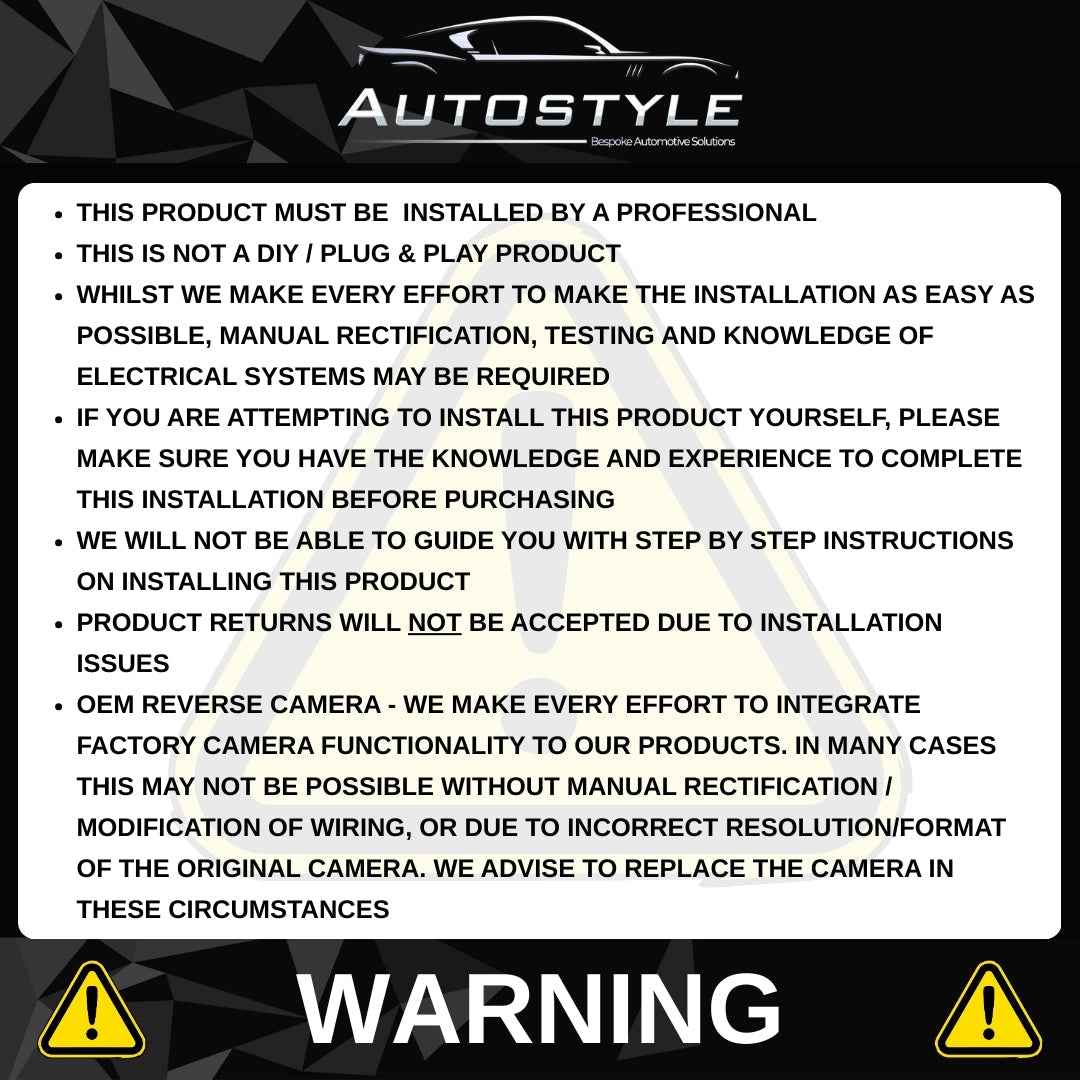 Ford Ranger Apple Carplay / Android Auto 9" Stereo Upgrade (2016-21)