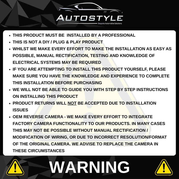 Ford Ranger Apple Carplay / Android Auto 9" Stereo Upgrade (2016-21)