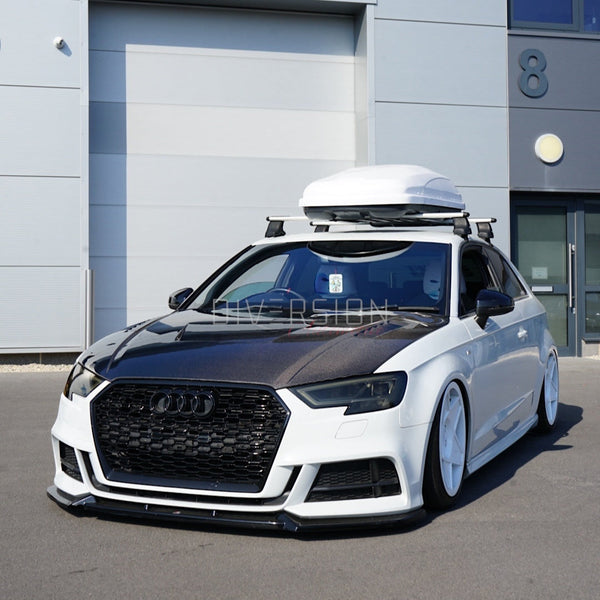Audi A3/S3/RS3 8V Hatchback LY Style Genuine Carbon Fibre Bonnet (2012-2020) - DAS
