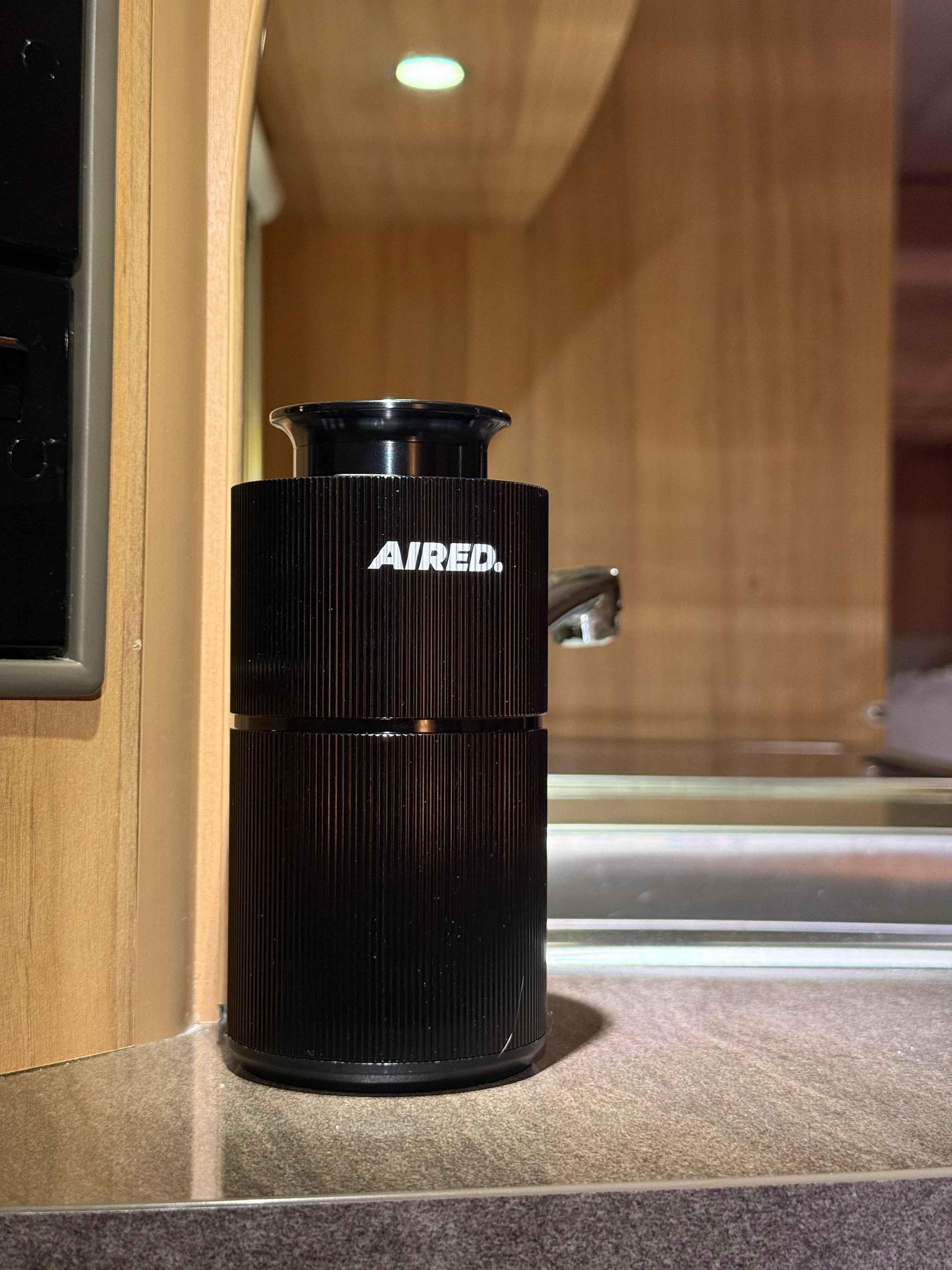 PRO1 In-Car / Home Mini Luxury Electronic Rechargeable Essential Oils Diffuser By AIRED. (BLACK)