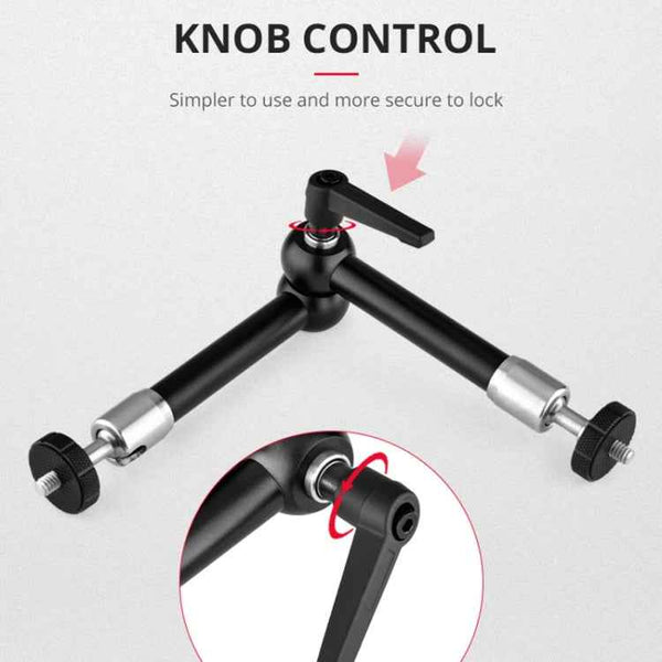 YELANGU 7 inch Adjustable Friction Articulating Magic Arm, 7 inch